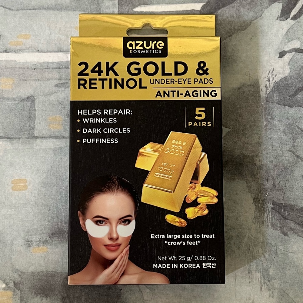 24k Gold & retinol under eye patches